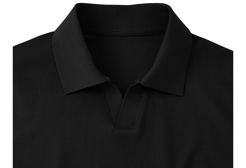 Mr.Bu Exquisite Short Sleeve Seagull Collar Men's T-Shirt 2026 New Dark Color High-End Men's Wear 5