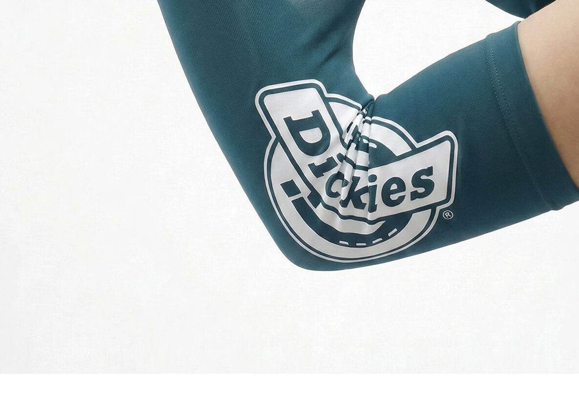 Dickies UPF50+ Sun Protection Ice Silk Arm Sleeves Unisex Summer UV Protection Breathable Cooling Cycling Sleeves White 10