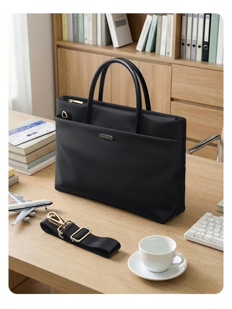 GOLF Women's Business Laptop Bag 14/15 Inch Briefcase for Huawei Apple High-Style Shoulder Crossbody 18