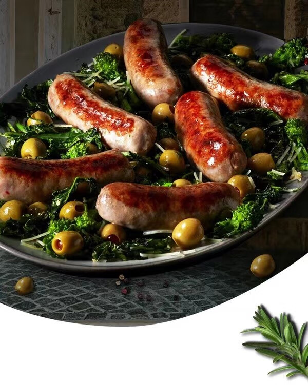 李绅 山姆尊乐牌意大利风味香肠纯肉肠热狗肠意式脆皮烤肠600g冷藏