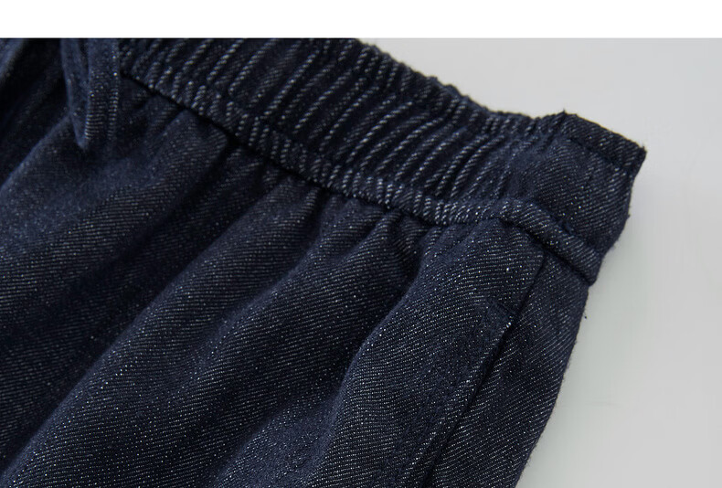 Sllsky Colorblock Shell Embroidered A-Line Denim Shorts for Women Summer Elastic Waist Vintage Petite Casual Wide-Leg Pants 22