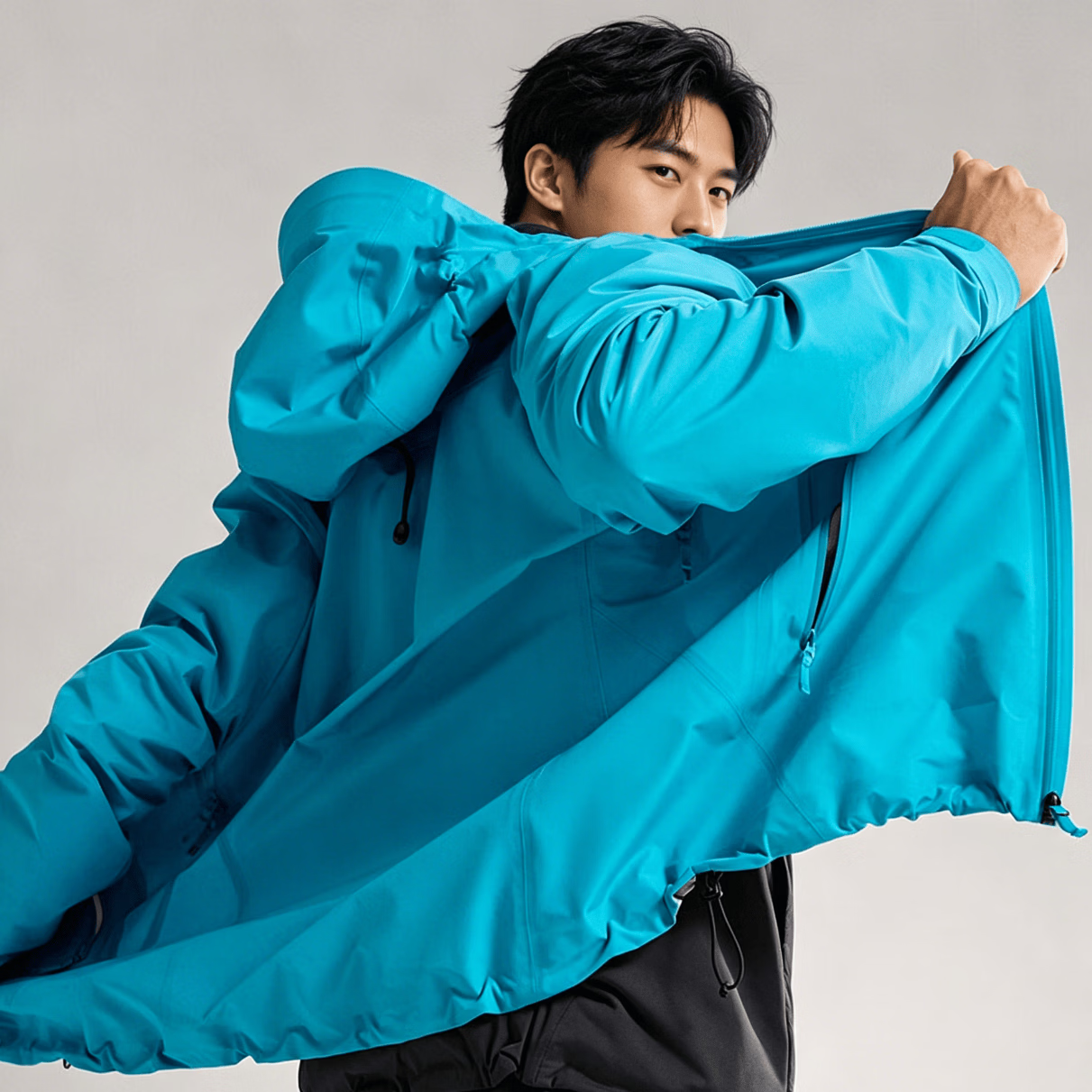ARC'TERYX Beta LT Men's Waterproof Jacket Tropical Fish Blue XL 5