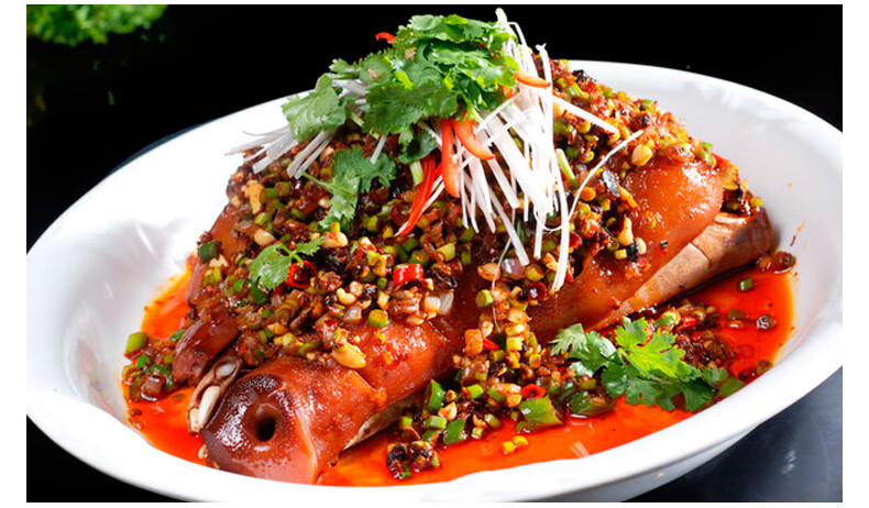 带骨鸿运当头卤猪头肉3斤半边扒猪脸饭店餐饮宴席半成品特色食材 鸿运