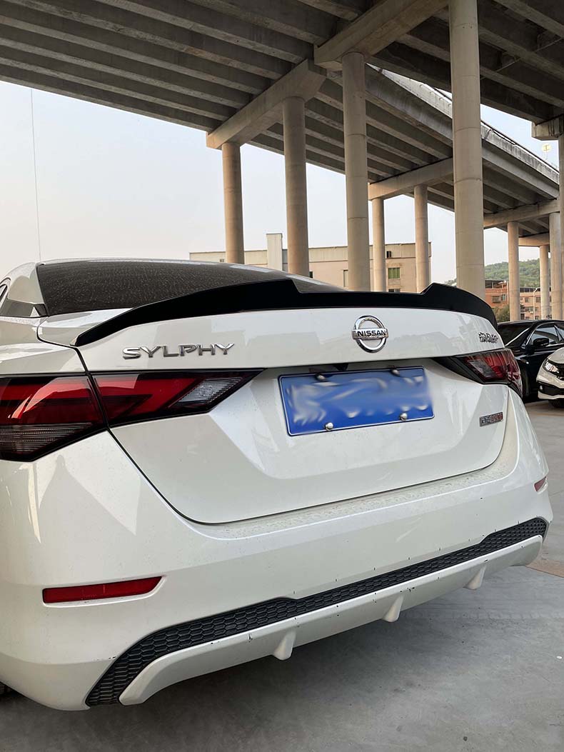 日产轩逸14代悦享版尾翼 20-22款专用刀锋款19-21款七代天籁免打孔 20