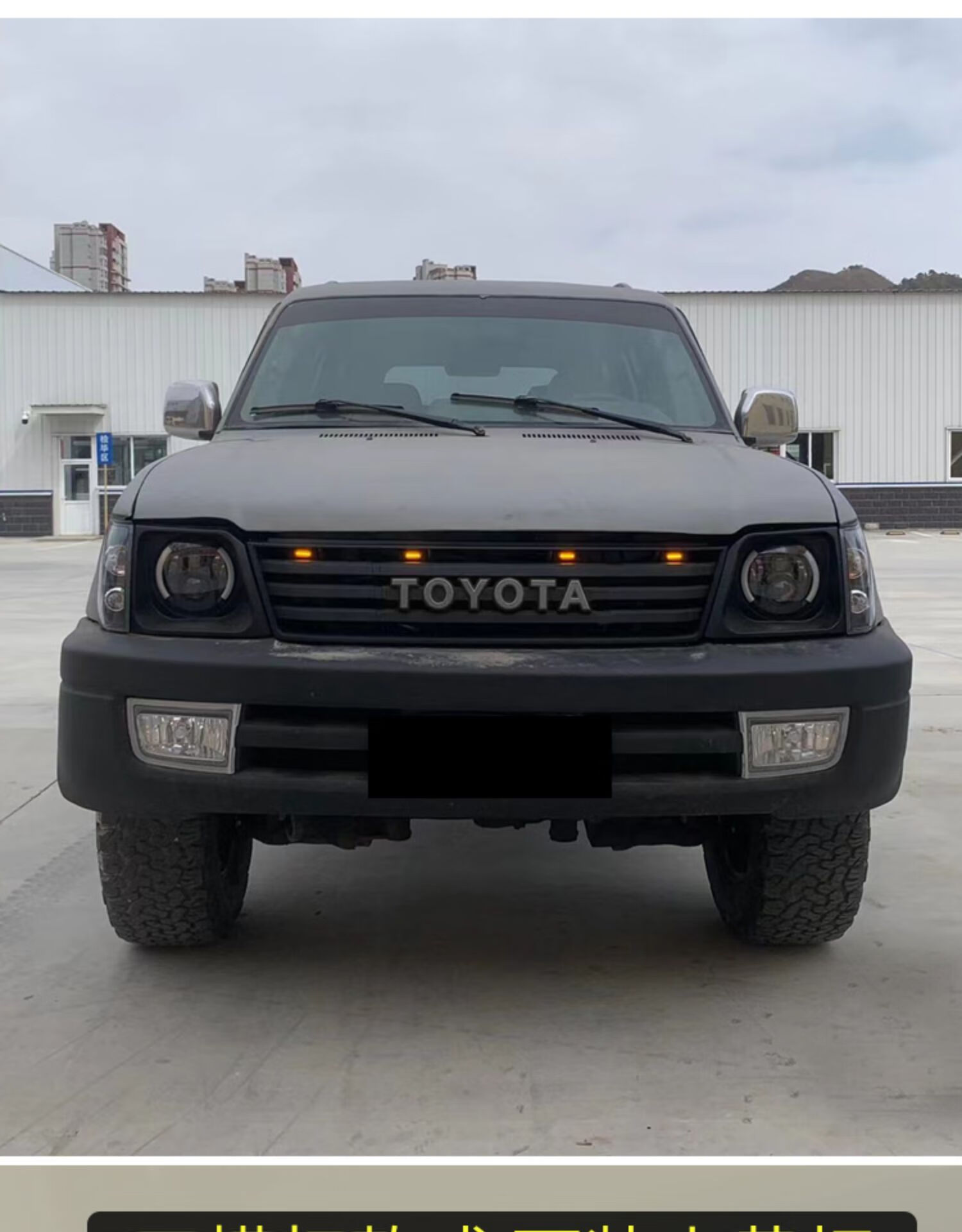 专用丰田霸道3400复古中网大灯套件普拉多lc95/100兰德酷路泽改装