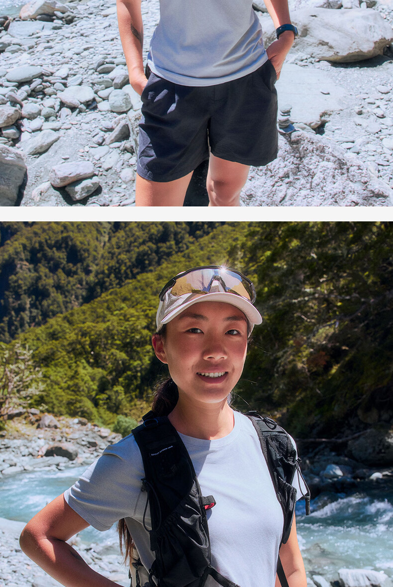 BEIN SPACE Summer Outdoor Lightweight Sports Hiking Moisture-Wicking Quick-Dry Soft Women's Short Sleeve T-Shirt J017 Mist White L 19