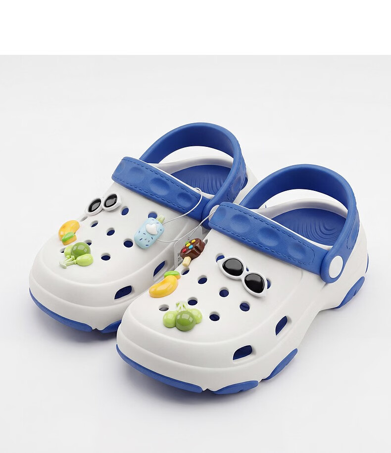 YUZHAOLIN Kids Clog Shoes Boys Girls Lightweight Closed-Toe Sandals for Students 26