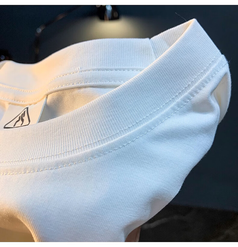 PLAYBOY Men's Summer New Embroidered Trendy Brand Loose Fit Short Sleeve T-Shirt 11