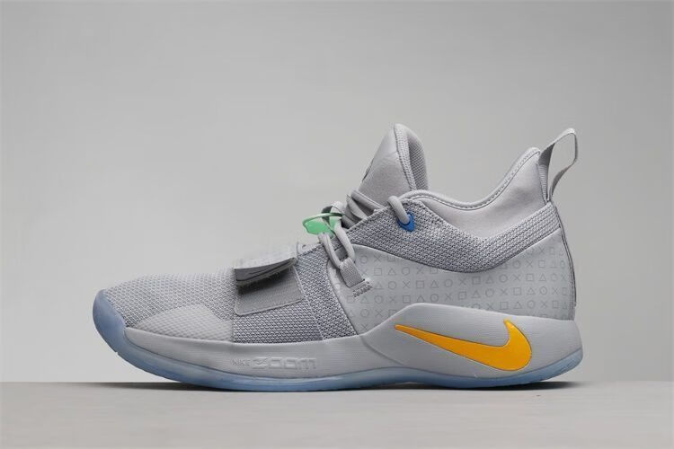 5实战篮球鞋ps4联名电玩前掌气垫摩擦有声男女运动鞋 浅灰833_亮灯 41