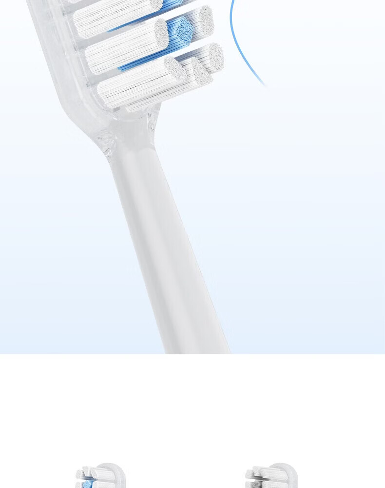 Honor Choice SEAGO Electric Toothbrush Head [New] Compatible with AI30/AI50 Replacement Brush Heads, Efficient Cleaning, Shock-Absorbing Soft Rubber, Gum Care, Wave Design Brush Head 6