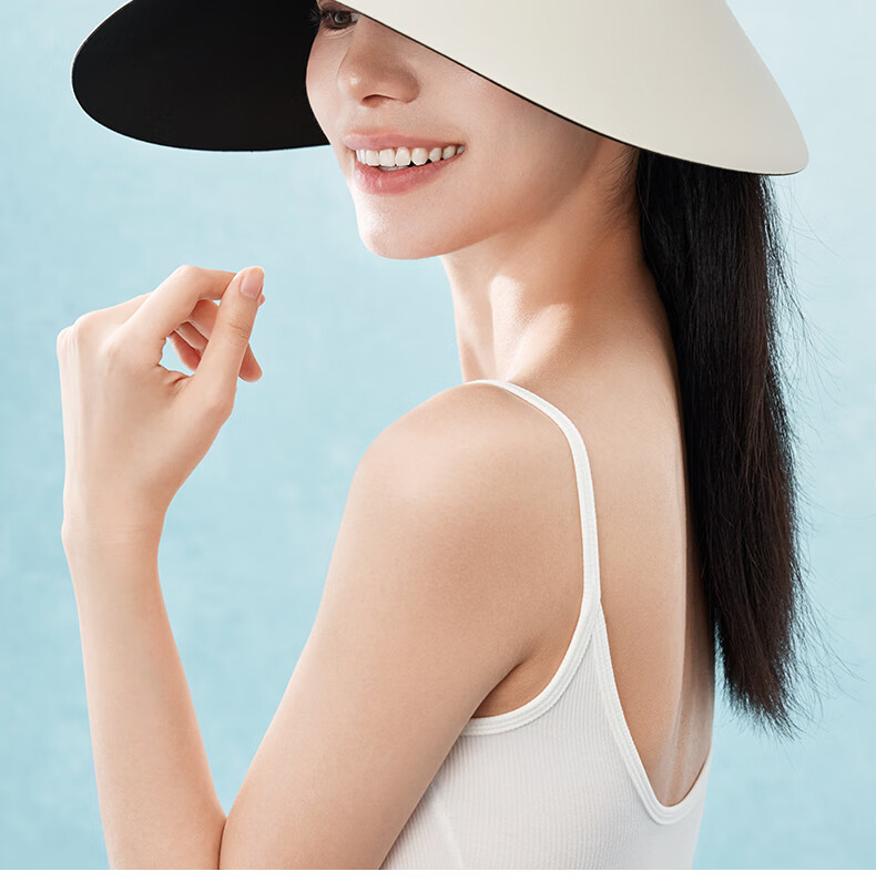 MissWiss QI Wei Style Sun Protection Hat UV Protection Sunshade Hat Open Top Sun Hat Coconut Brown 10