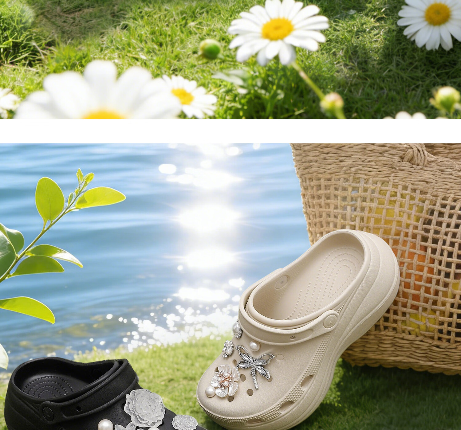 Mercury Home Textiles 6cm Thick Sole Height Increasing Hollow Out Women's Summer Sweet Bean Peep Toe Sandals Outdoor Beach Wear Slippers 4