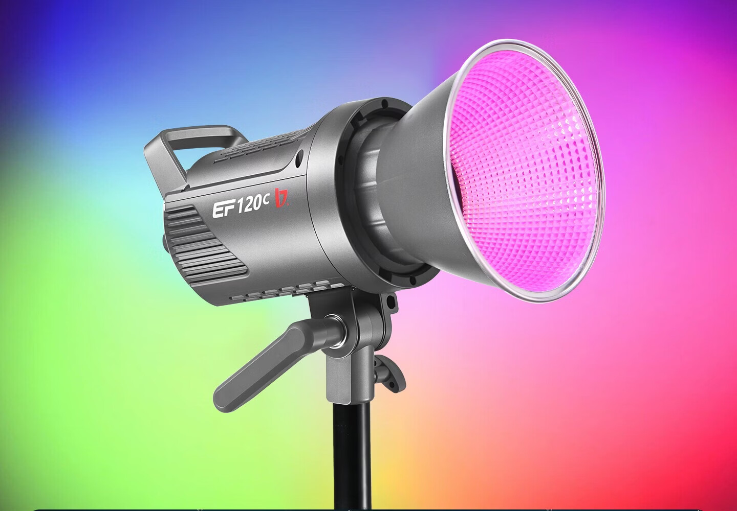 JINBEI EF120W Live Streaming Fill Light Beauty Soft Light Portable Indoor Outdoor Photography Video Lighting Studio Portrait Makeup Hair Light COB Continuous Film Light 18