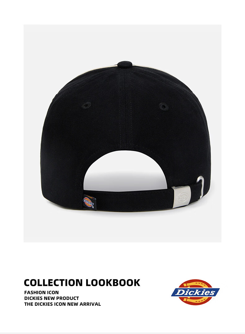 Dickies New Unisex Baseball Cap Large Head Size Slimming Letter Line Versatile Sun Protection Outdoor Blue Duckbill Hat 11