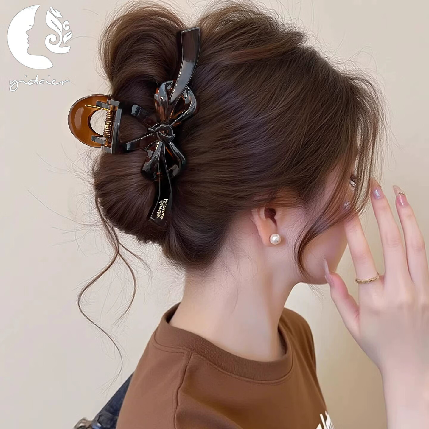 Idair Premium Bow Hair Clip Large Hair Claw Shark Clip Hair Accessory for Women 2026 New Style 1
