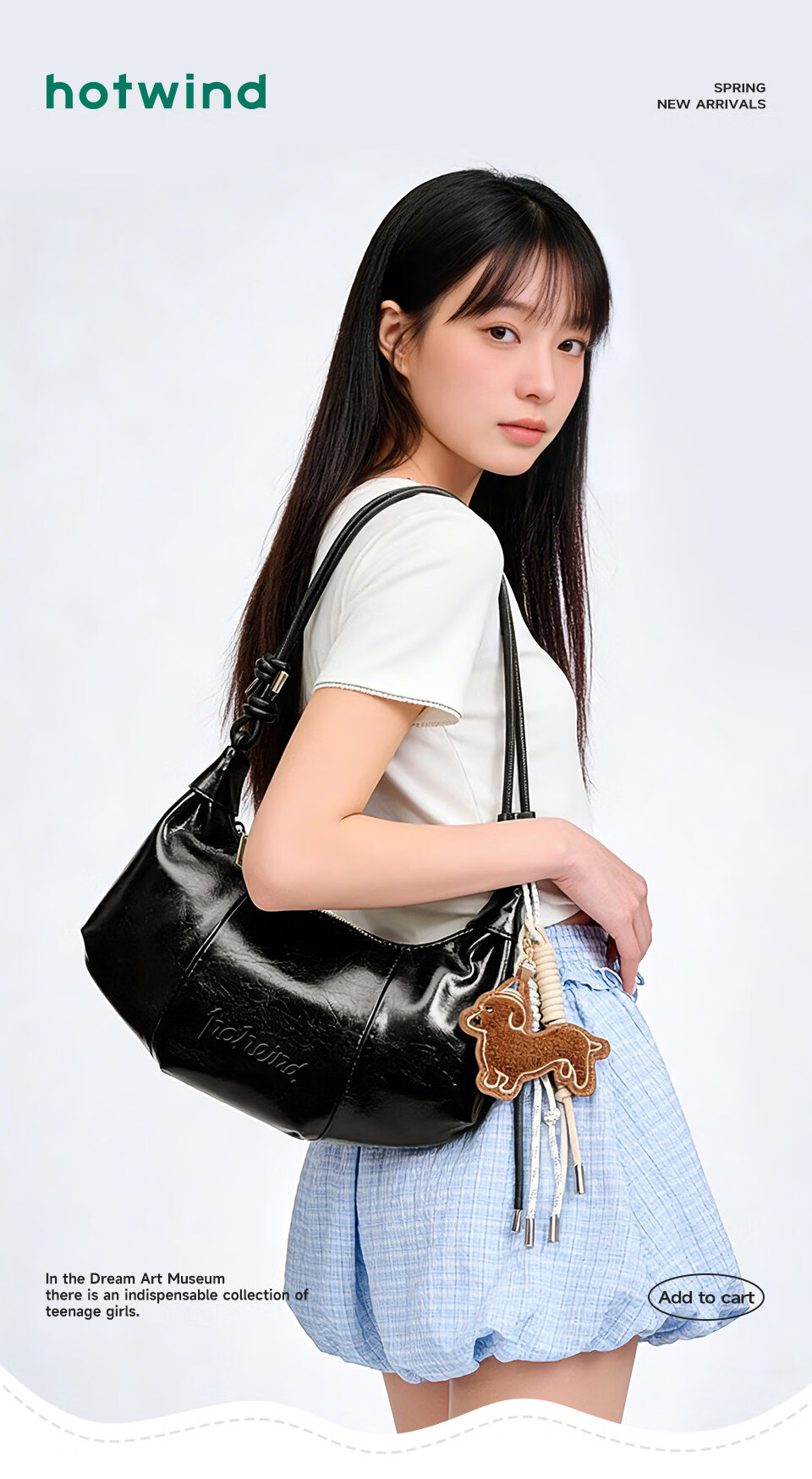 Hotwind Women's Shoulder Bag Underarm Hobo Handbag Crescent Leather Horn Bag Birthday Gift for Girls 2