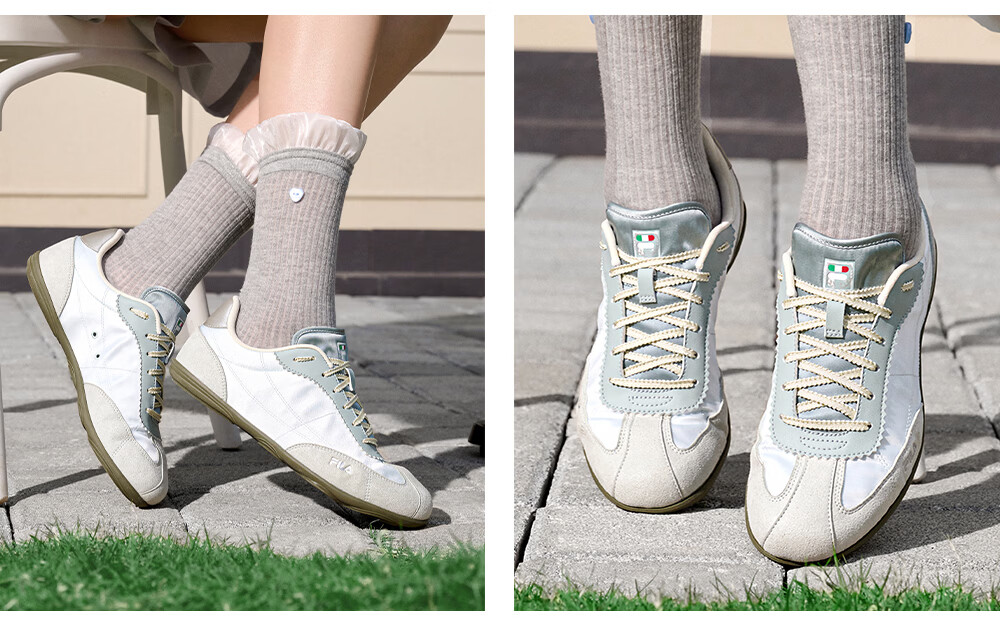 FILA Official Han So-hee Style Water Dance Shoes 1S Women's German Training Shoes 2026 Thin Sole Casual Sports Shoes 20