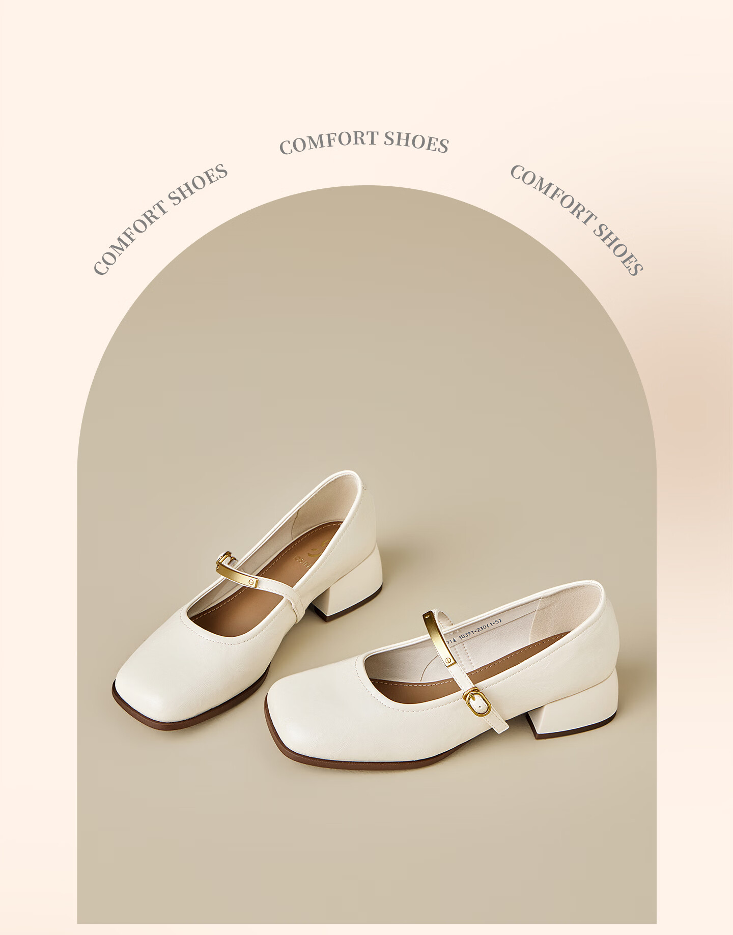 Josiny Mary Jane Flats for Women, Spring And Summer 2025 New Style, Flat Leather Shoes for Commuting, Shallow Mouth Flats, Wine Red, Size 38 2