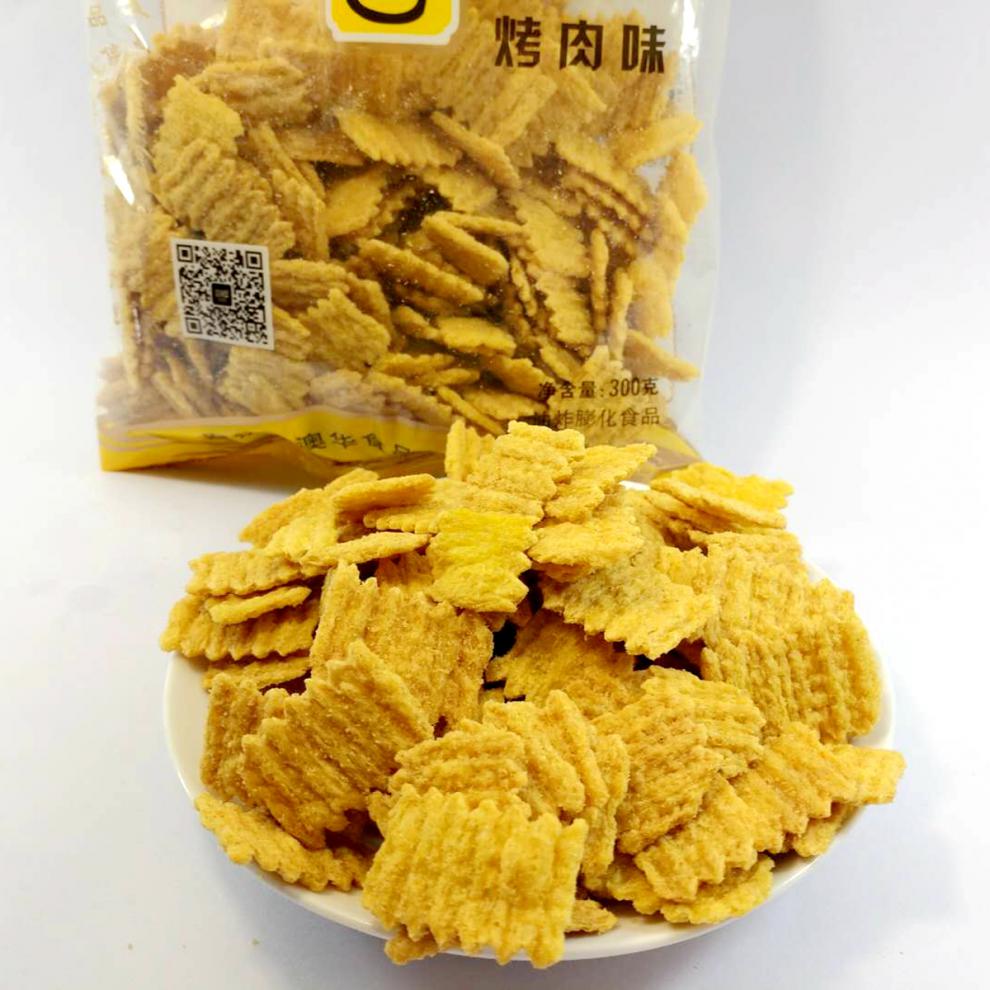 澳华粗粮锅巴300g6袋烤肉麻辣牛肉味80后怀旧零食小吃茶点脆锅巴6袋