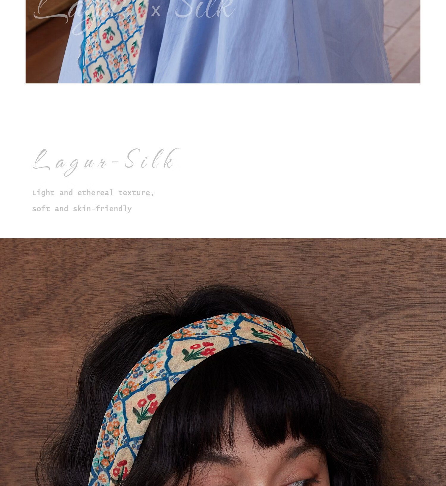 Lagur Shen Yue Same Style "Baoxiang Little Red Flower" Silk Long Scarf for Women Spring Summer Elegant Purple Pink Gift Box Set 25