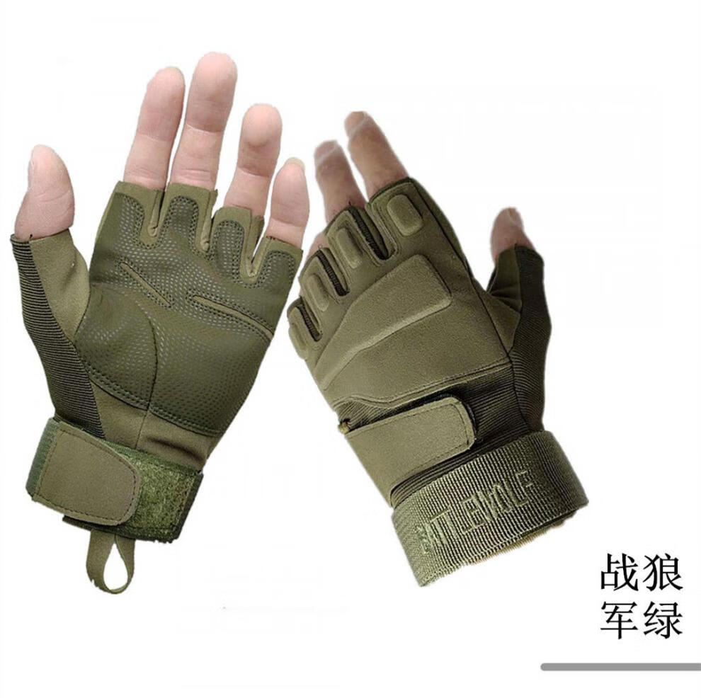 csgo手套迈阿密运动半指手套男军春夏特种兵户外战术手套登山半指骑行