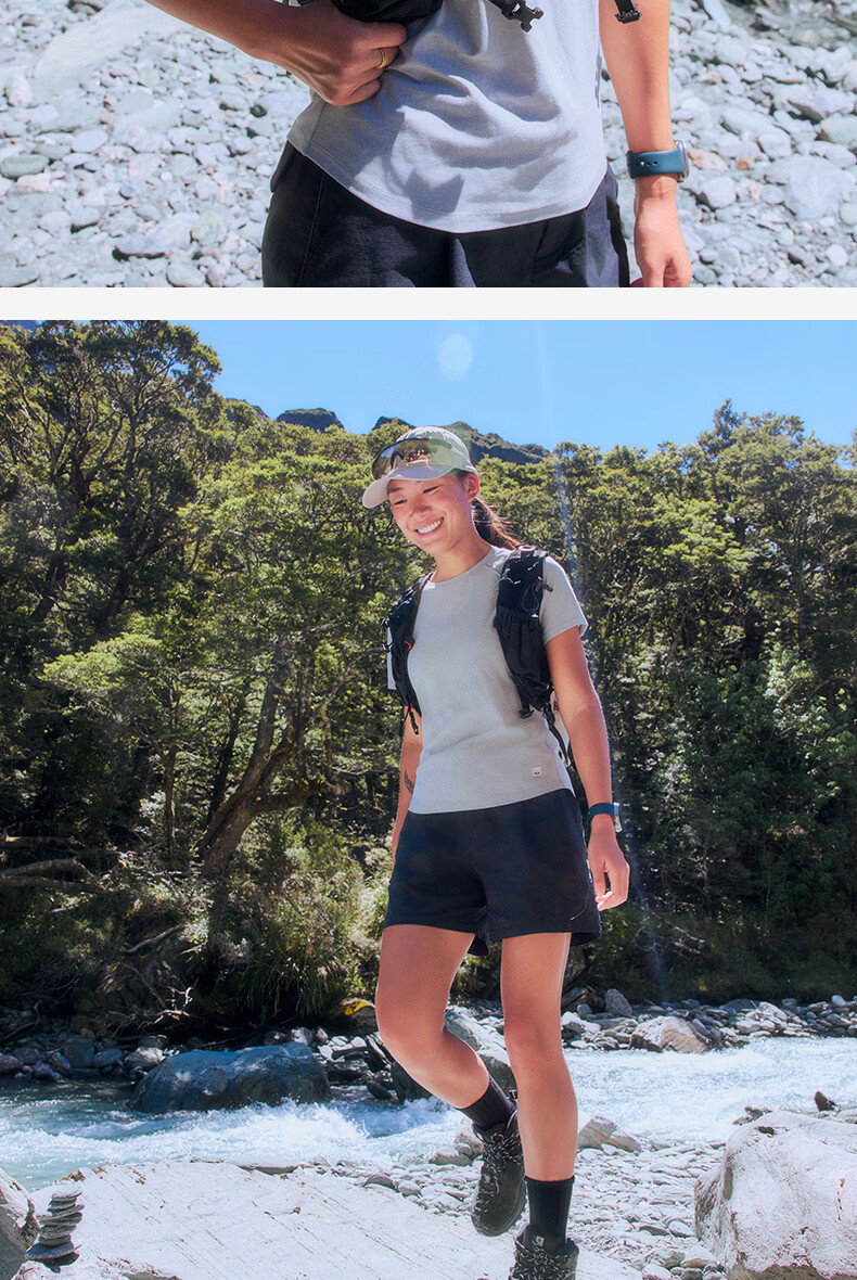 BEIN SPACE Summer Outdoor Lightweight Sports Hiking Moisture-Wicking Quick-Dry Soft Women's Short Sleeve T-Shirt J017 Mist White L 20