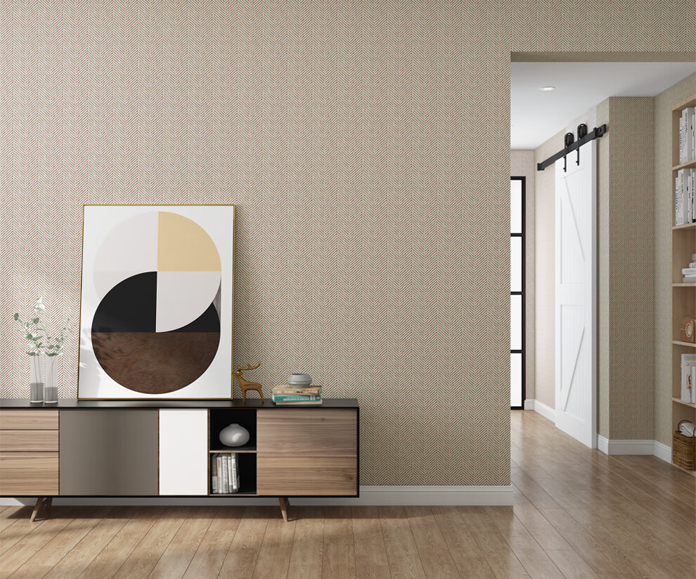 英国乐图墙布壁布无缝棉麻客厅背景墙现代简约定制布面墙纸dzh-1002-x