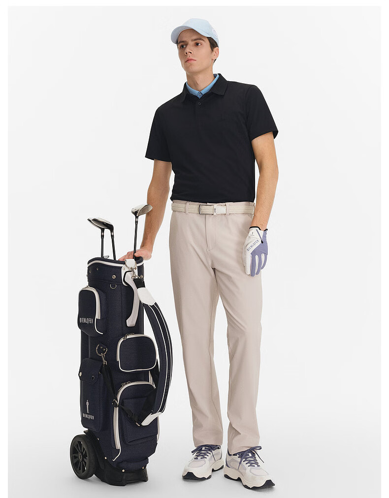 Biyinlefen Golf [Cooling Technology Fabric] 2026 Spring New Men's Sports Casual Stretch Comfortable Skin-friendly Short Sleeve Polo Shirt 11