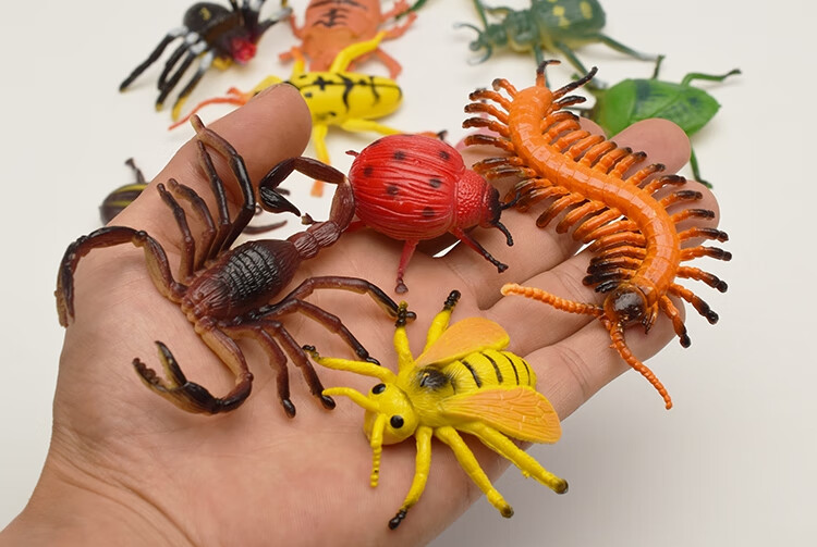 【官方精品】高档品牌仿真拟态昆虫毛毛虫整蛊玩具吓人爬行动物模型