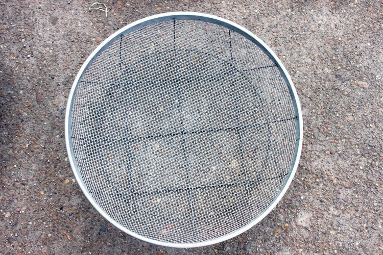 不锈钢筛沙网钢丝簸箕铁丝园艺大号茶叶网格烘干网筐筛网谷筛子 直径4
