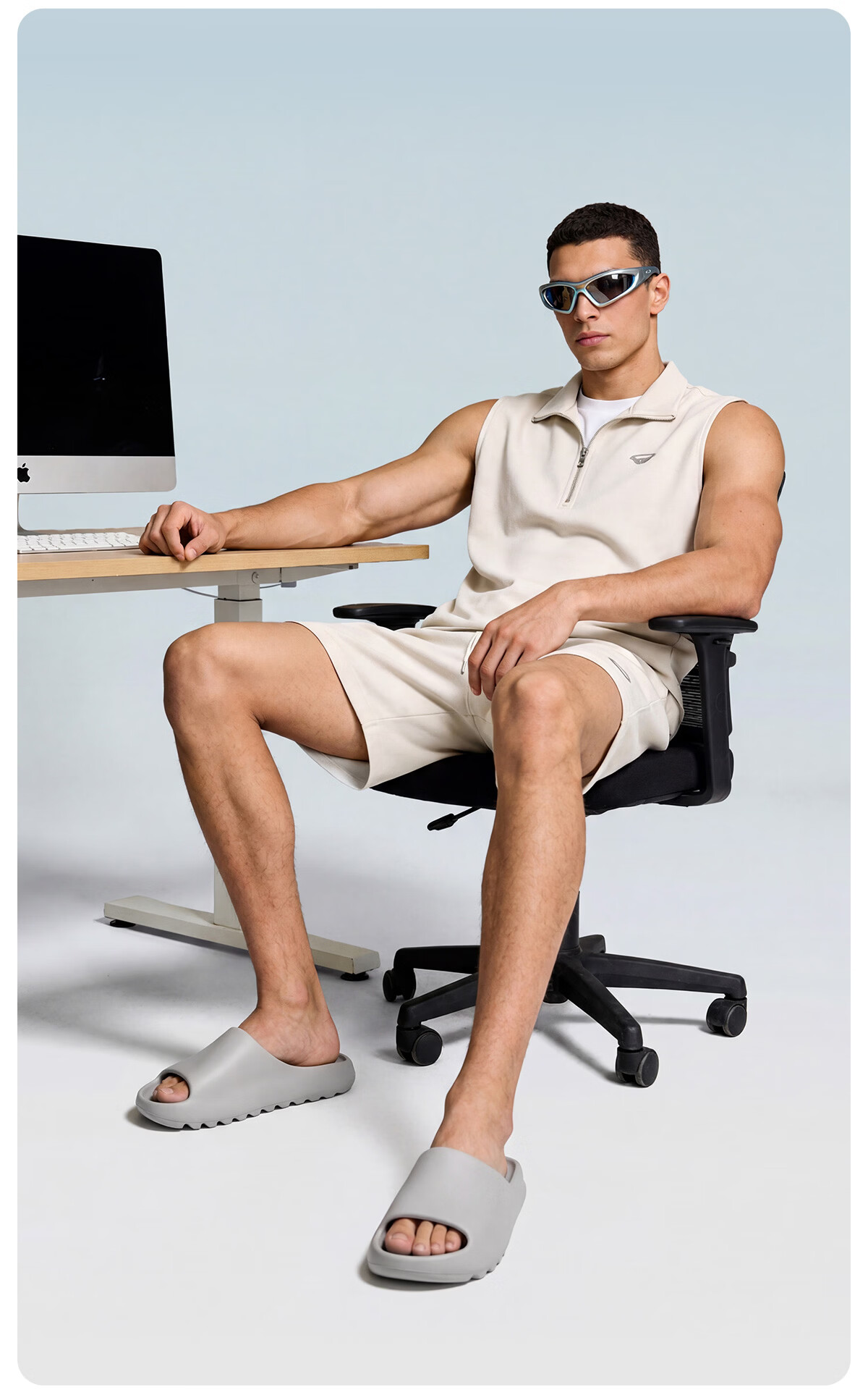 Big Cat Plus Size Men's Non-Slip Indoor EVA Bathroom Shower Slippers 4849 Extra Wide Thick Sole Black 46-47 19