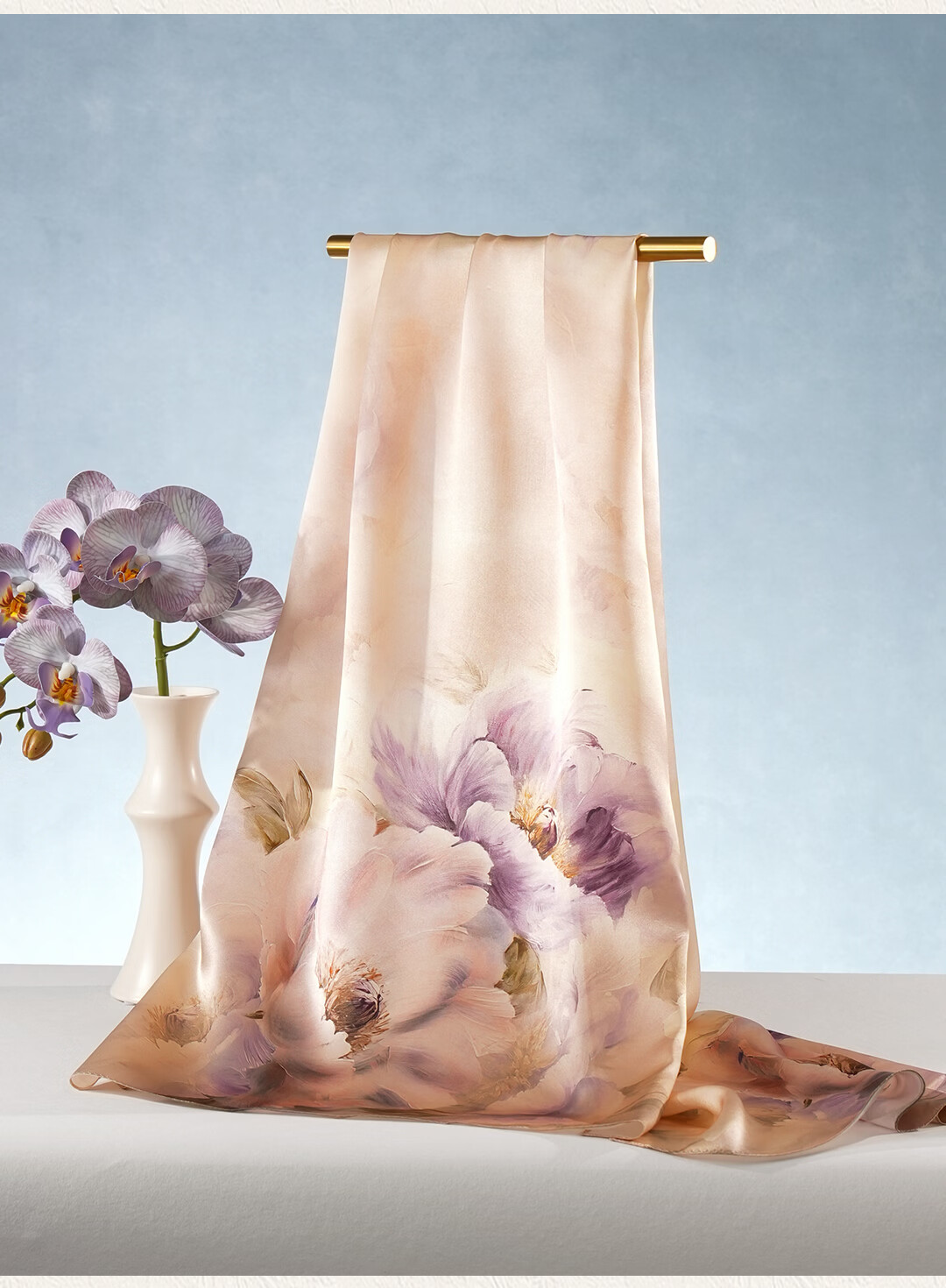 Shanghai Story [Upgraded 30% Encryption] Mulberry Silk Scarf Air Conditioning Shawl Gift Box for Mom Teacher's Day Gift 11