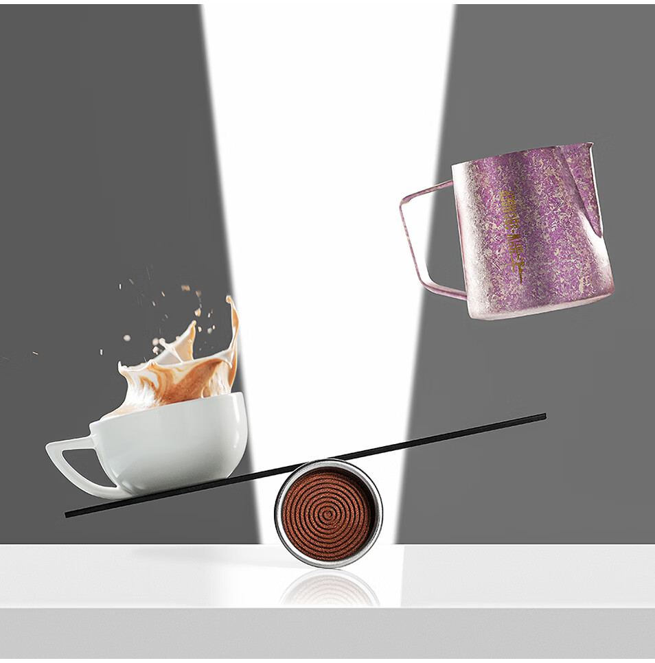 MHW-3BOMBER Bomber Flying Sword Collaboration Pure Titanium Coffee Latte Art Pitcher 600ml Spout Milk Frothing Jug Professional Latte Art Cup 24