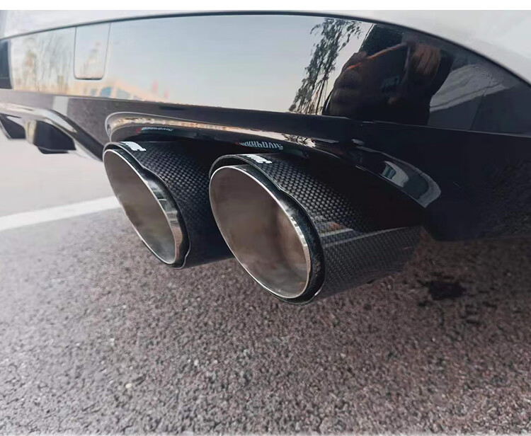 适用于吉利星瑞排气管改装专用四出不锈钢碳纤维尾喉耐高温免焊接