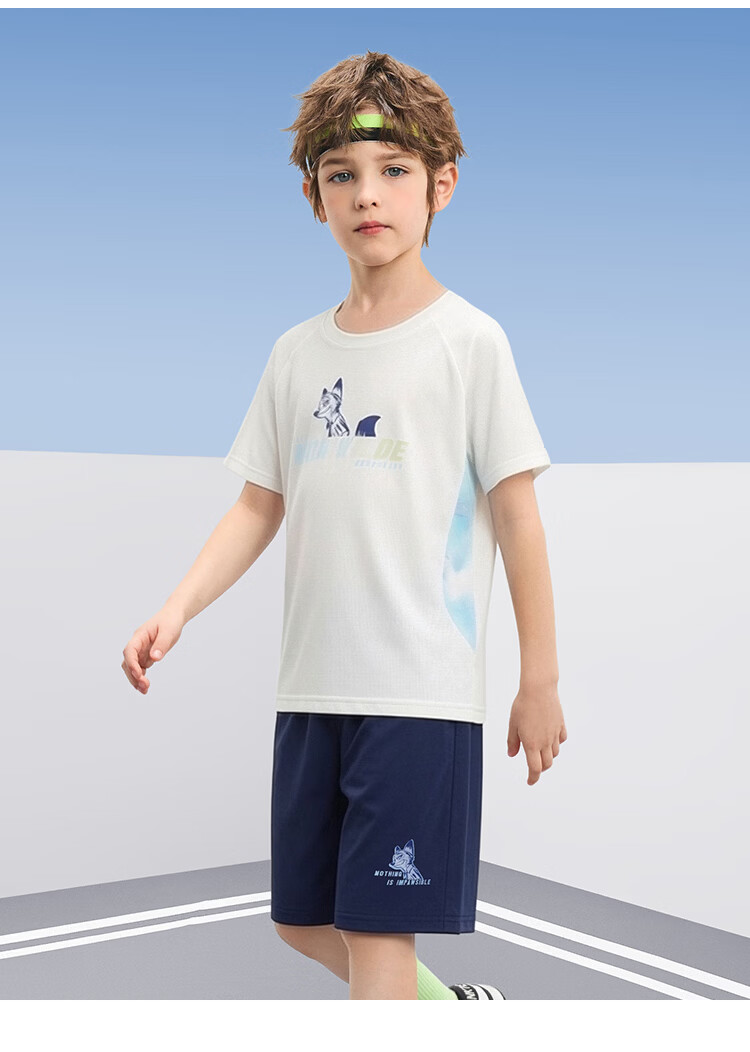 Disney Kids Boys and Girls Sports Set Children's Short Sleeve Two-Piece Summer Casual Outfit Dreamy Blue-Purple Tie-Dye Size 140 35