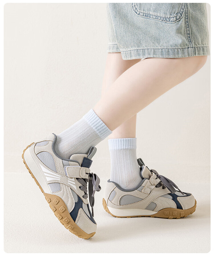 Little Pig Banner Kids Socks Summer Thin Mesh Breathable School Style High Elastic Seamless Anti-Pilling Boys Socks A-Class Combed Cotton 5