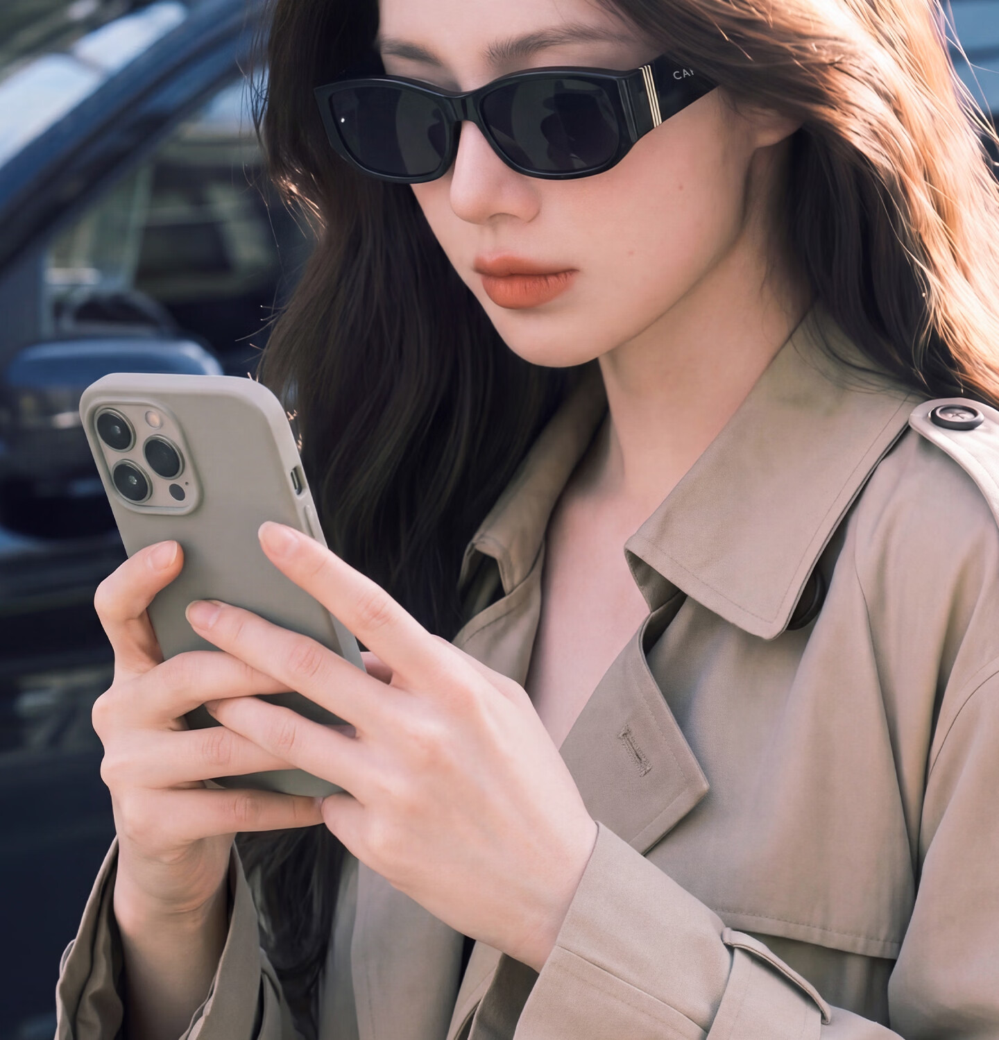 CAPONI Cat Eye Sunglasses for Women 2026 New UV400 Vintage Driving Sun Glasses UV Protection 15