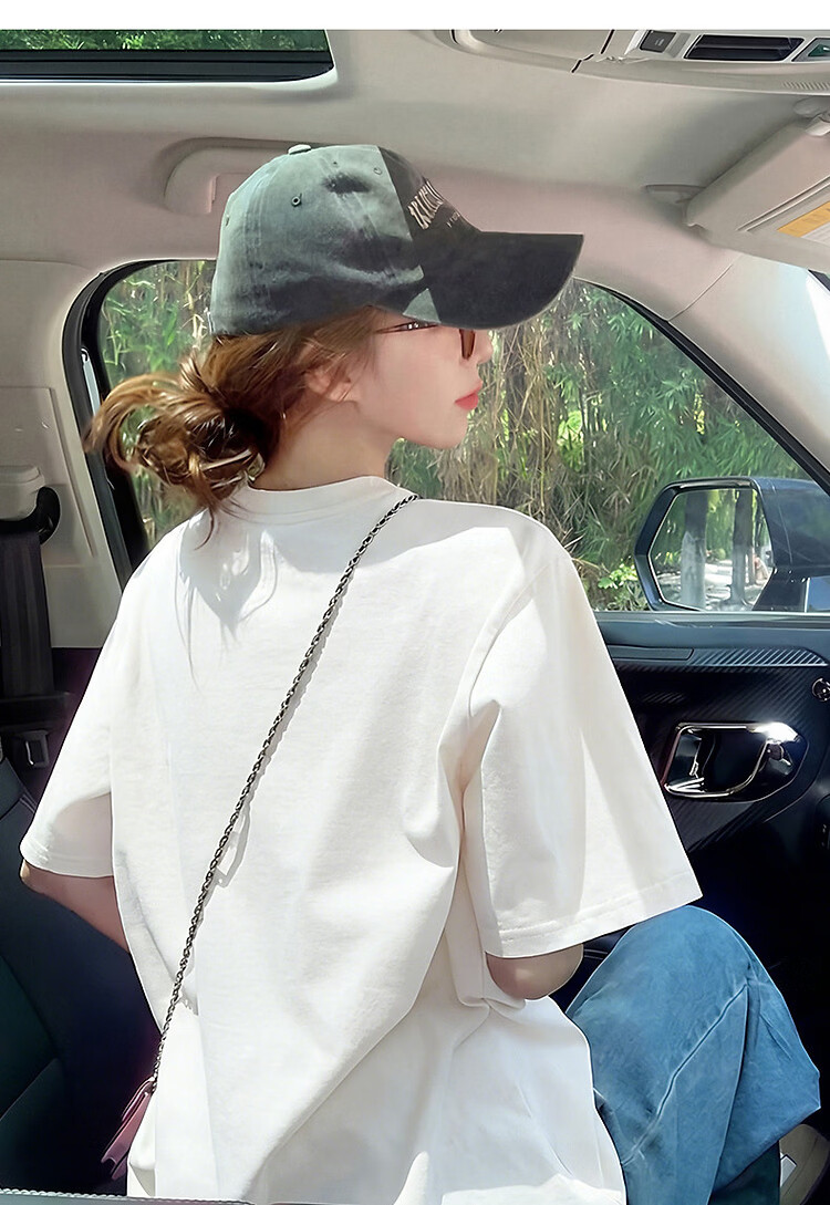 TonLion 2026 Women's Graphic Short Sleeve T-Shirt Loose Casual Versatile Fashionable Youthful High-End Women's T-Shirt 11