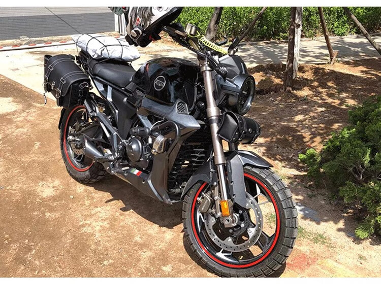 适用摩托车升仕kiden启典kd150g1 g2 gk u1边箱边包复古挂包改装 单独