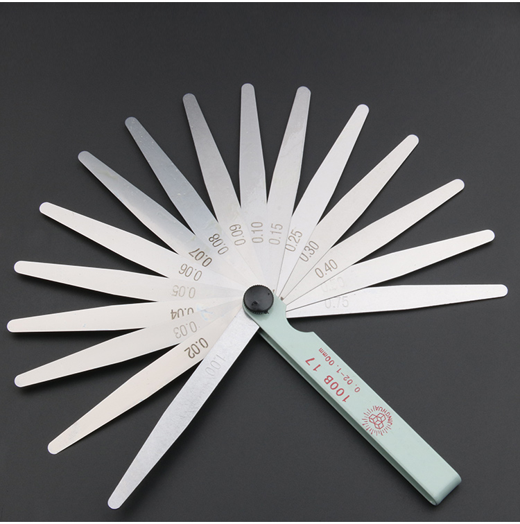 塞尺高精度不锈钢塞尺间隙片塞规厚薄规00210mm测微150x17