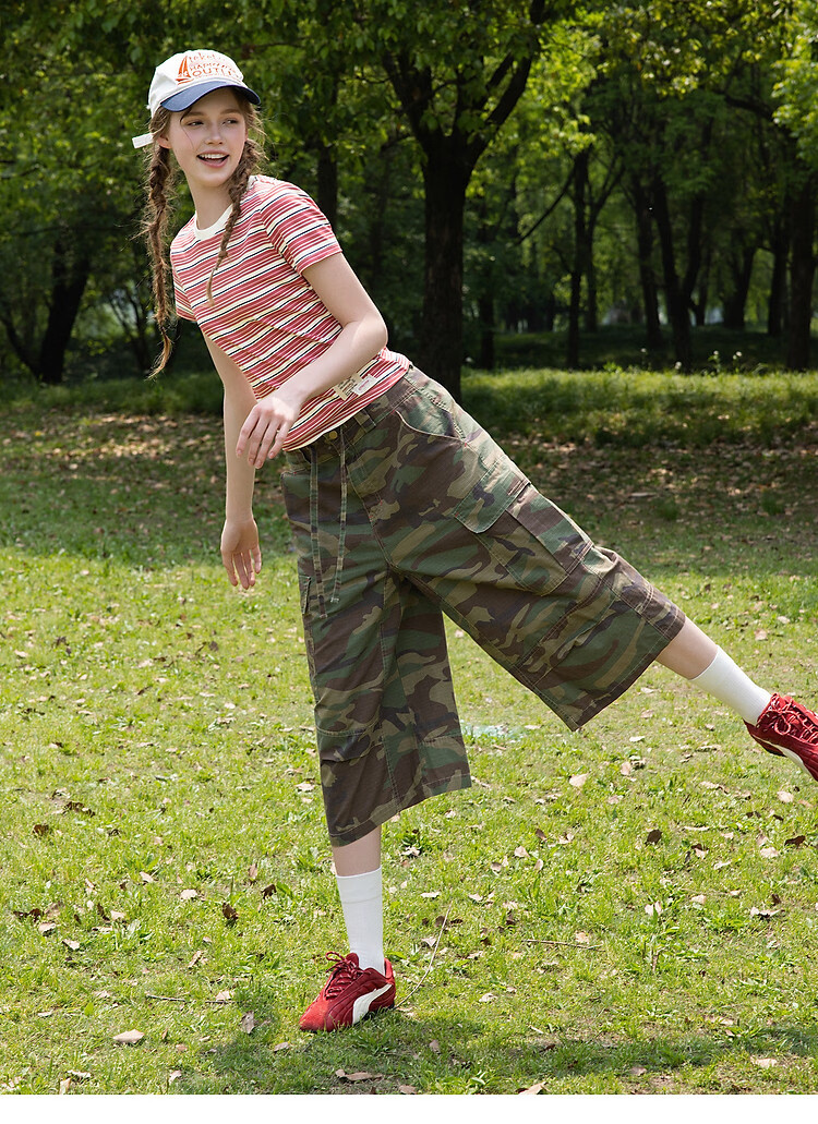 TonLion 2026 Summer Women's Striped Slim Fit Short Sleeve T-Shirt, Stylish and Comfortable, Age-Reducing Basic Tee 23