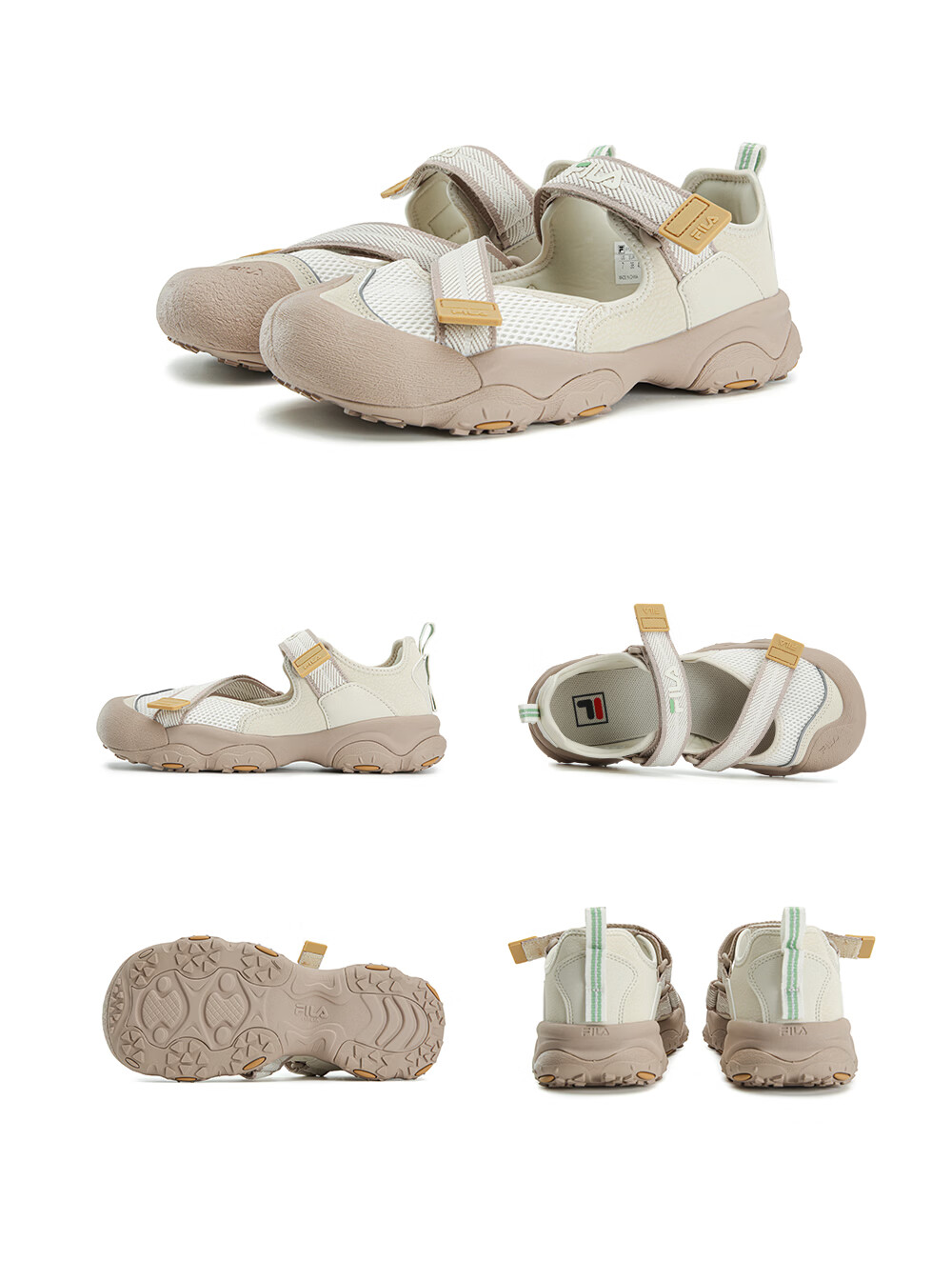 FILA Cat Paw 7 Mary Jane Sandals Women's Summer 2026 New Sports Beach Sandals 37