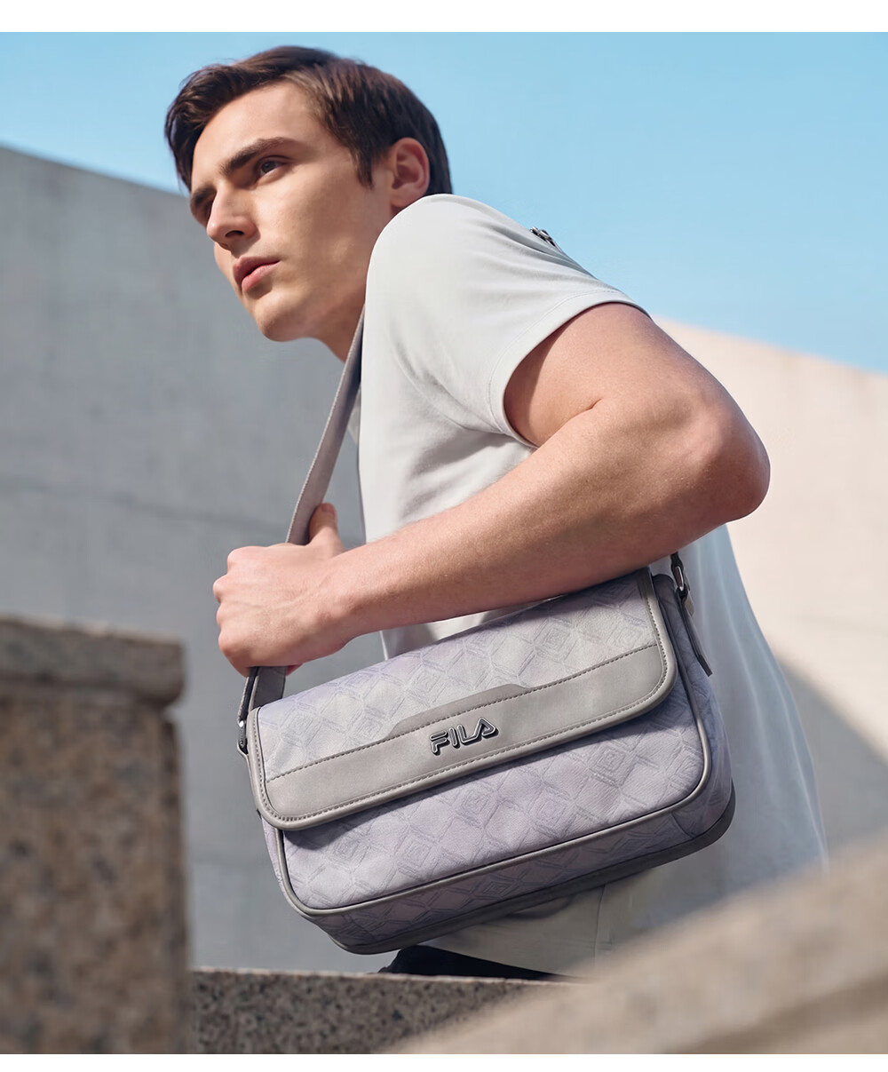 FILA Official Men's Shoulder Bag Crossbody Bag Casual Fashion Summer 2026 Sling Bag 8
