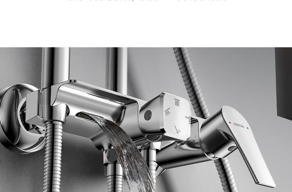 ARROW Shower Head, All-Copper Body, Top Spray, Handheld Sprayer, Pressure Boosting [Renovation Subsidy 15%] 39
