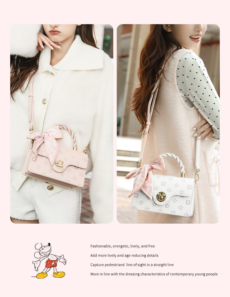 Disney Women's Bag 2026 New Luxury Niche Crossbody Bag Elegant Birthday Gift for Girlfriend Wife 6