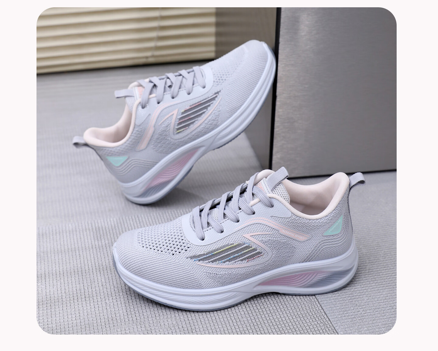 BURUIJING Summer Women's Shoes Old Beijing Cloth Shoes Women's Mesh Shoes Mesh Surface Mom Sports Casual Shoes 68879 Light Gray Size 40 25