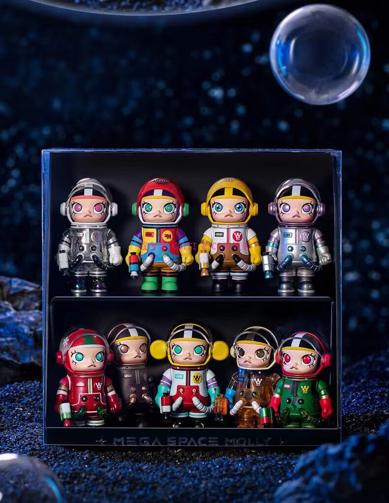 ga珍藏系列100% space molly周年盲盒手办潮玩 全新整合不拆塑封 保证