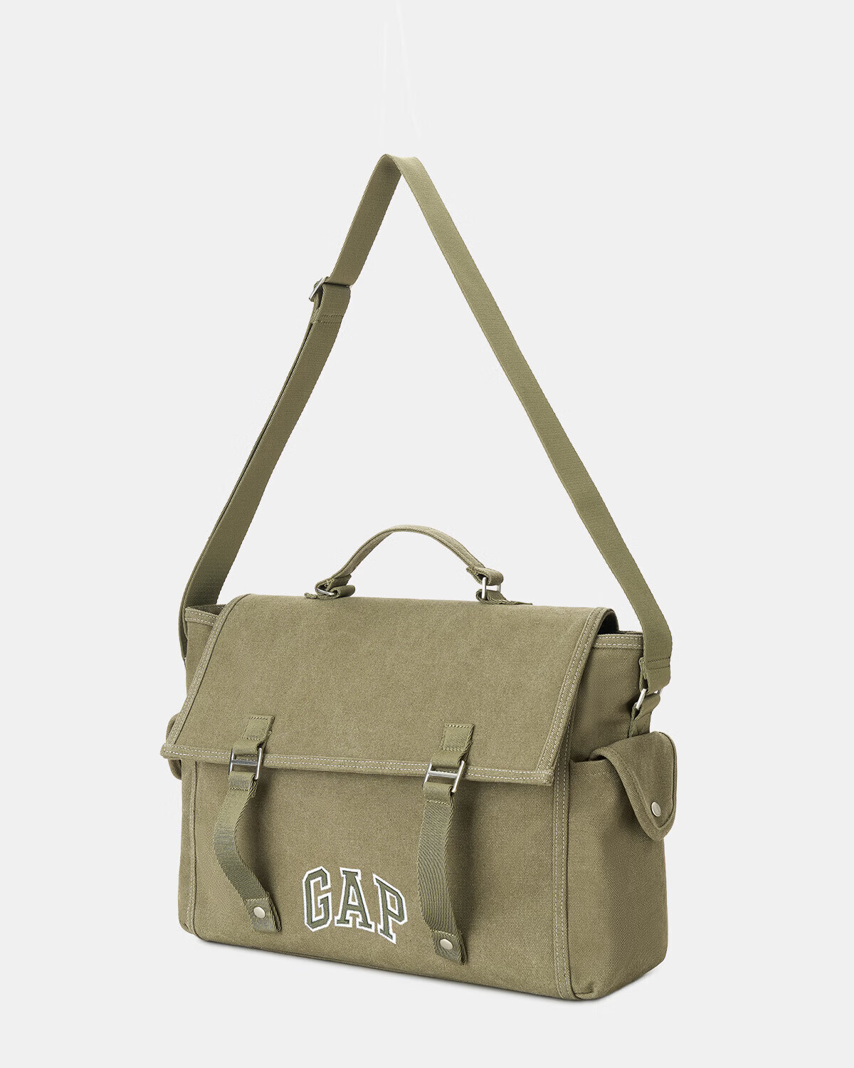 GAP Wilderness Road Messenger Bag Navy Blue 8