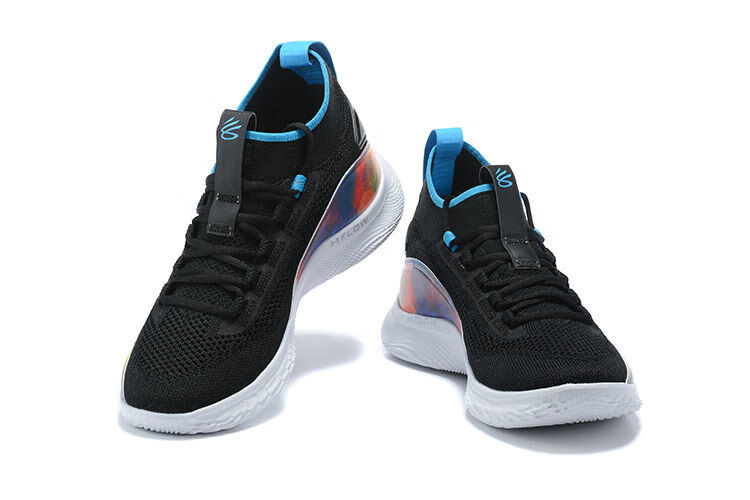 官方舰店8代篮球鞋黑白curry 8白金配色黑彩男女气垫缓震实战战靴 8