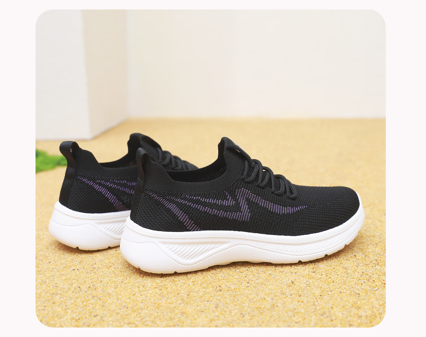 BURUIJING Summer Women's Old Beijing Cloth Shoes Mesh Breathable Mom Shoes Sports Casual Shoes 68877 Pink Size 40 25